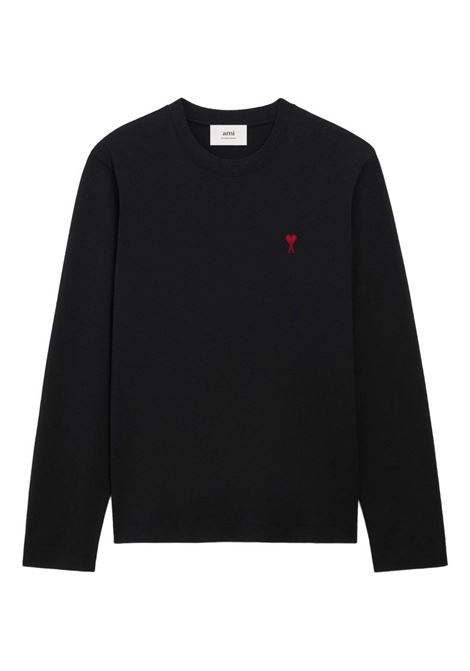 red adcls t-shirt unisex black AMI PARIS | BFUTS235.724001